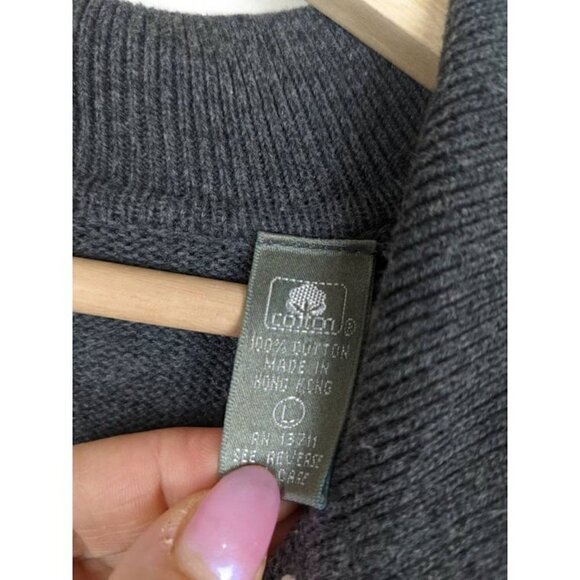 VINTAGE Grandpa Sweater preppy Dad sweater - Picture 8 of 10